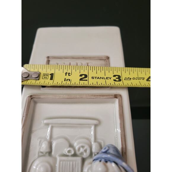 FF (Fitz and Floyd) Fire Station with Fireman Writing Utensil organizer - Picture 6 of 8